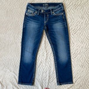 Silver Jeans Tuesday Crop W27